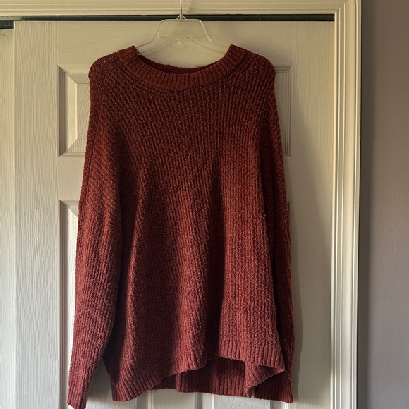 American Eagle Outfitters Sweaters - American Eagle Outfitters Women's Burnt Orange Crewneck Sweater